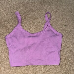 SHEIN Lavender Ribbed Camisole